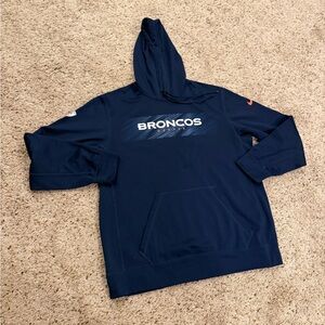 Men’s Nike Denver Broncos Hoodie Dri-Fit (size Large)